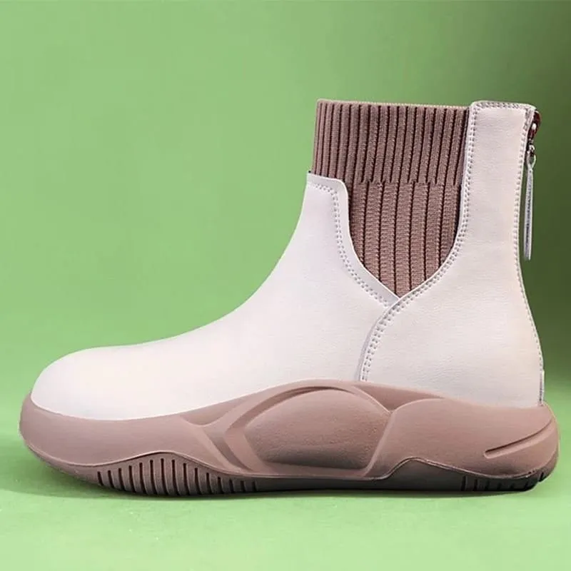 Comemore Platform Flats Sports Chelsea Boots B43210 Discounted Running Shoes