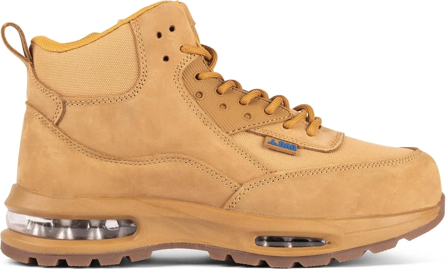 BAD Workwear Flight Side Zip Safety Work Boots Tasmanian Leather Best Work Boots For Farm Work