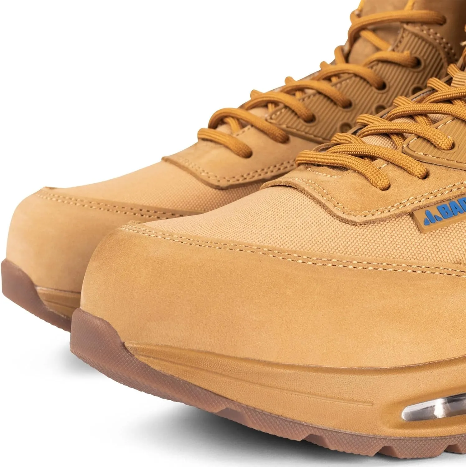 Breathable Work Boots BAD Workwear Flight Side Zip Safety Work Boots Tasmanian Leather