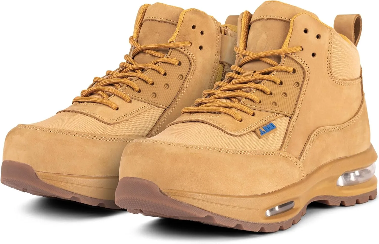 Best Work Boots Concrete Floors BAD Workwear Flight Side Zip Safety Work Boots Tasmanian Leather
