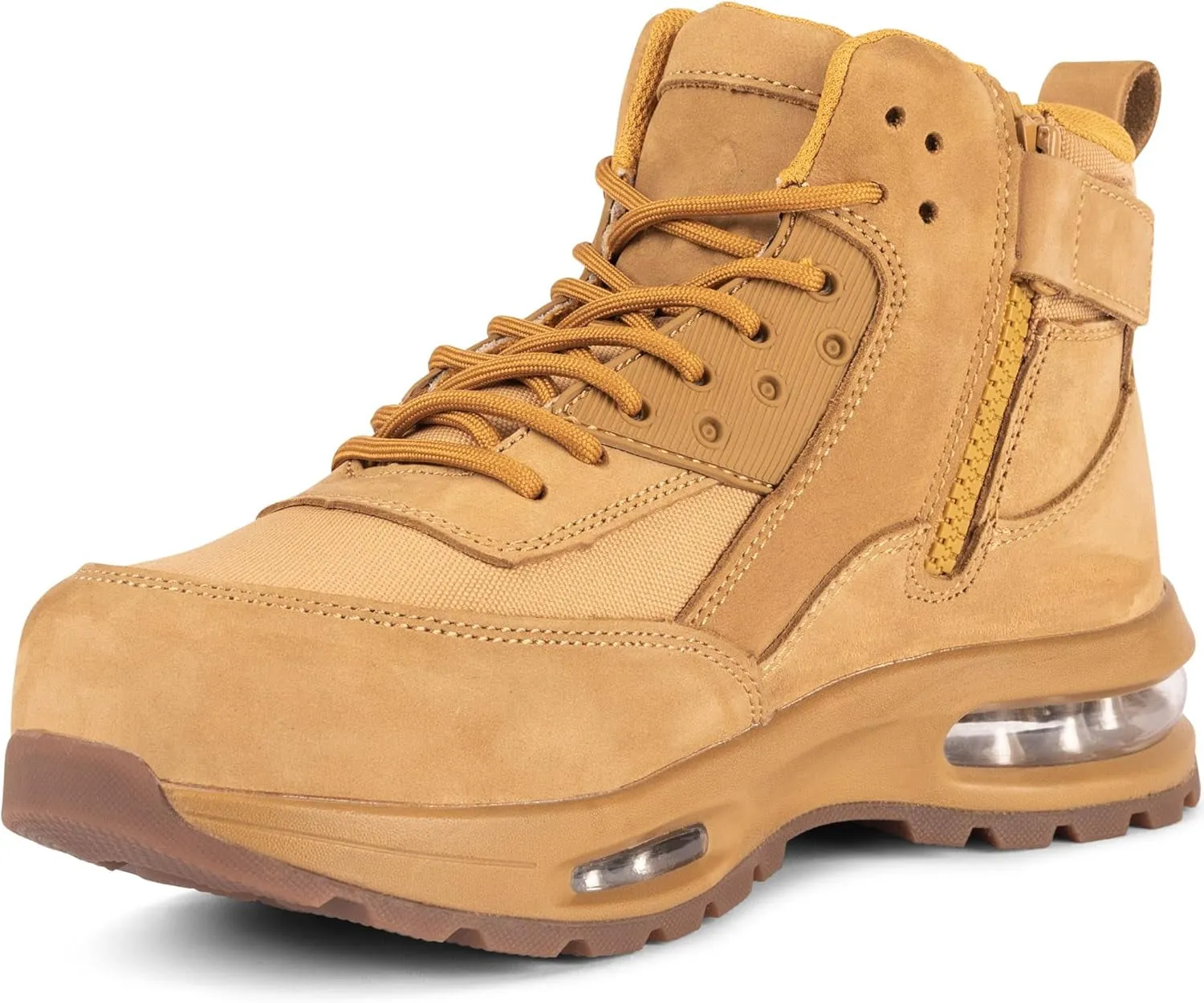 BAD Workwear Flight Side Zip Safety Work Boots Tasmanian Leather Size 12 Work Boots