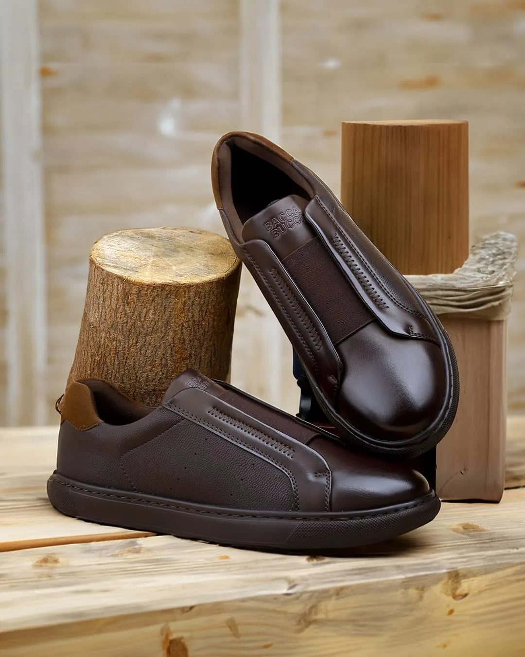 Bacca Bucci BOARDROOM Vegan Leather Sneakers Mt500 Flat Shoes