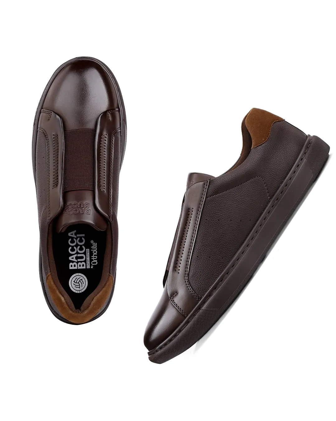 Best Casual Shoes For Flat Feet Bacca Bucci BOARDROOM Vegan Leather Sneakers