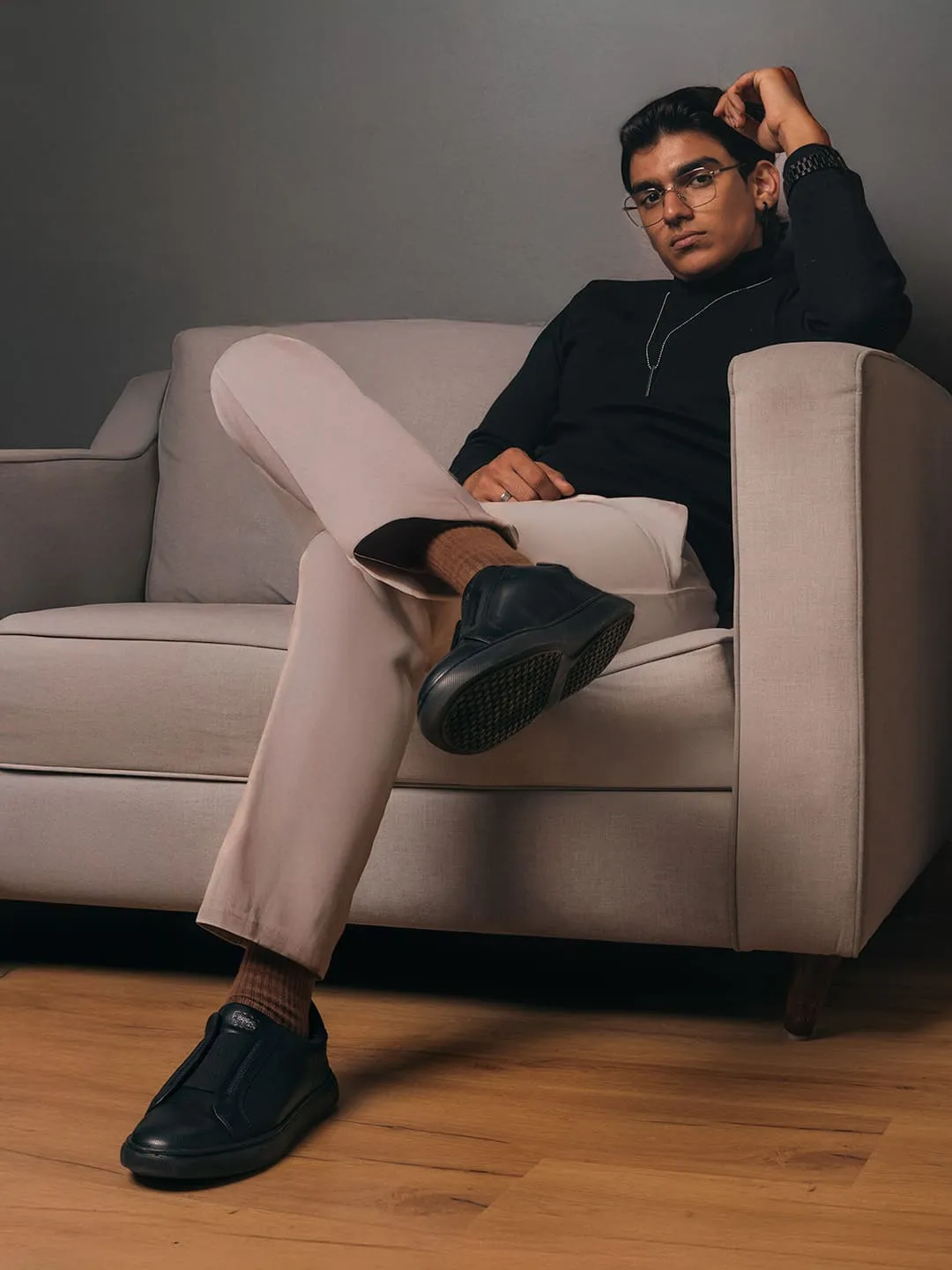 Bacca Bucci BOARDROOM Vegan Leather Sneakers Flat Shoes Size 2