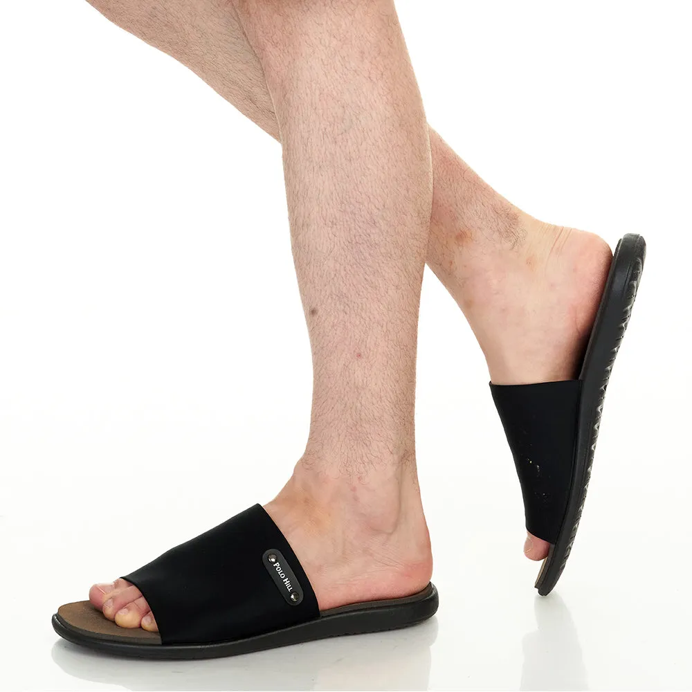 Like Birkenstock Comfort Nylon Fabric Band Slide Sandals