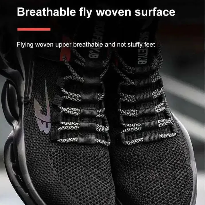 Breathable Steel Toe Safety Sneakers  Lightweight, Puncture-Resistant Work Shoes Work Boots Corpus Christi