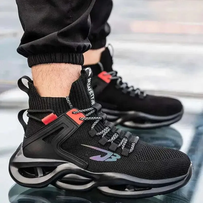 Top Ten Work Boots Breathable Steel Toe Safety Sneakers  Lightweight, Puncture-Resistant Work Shoes