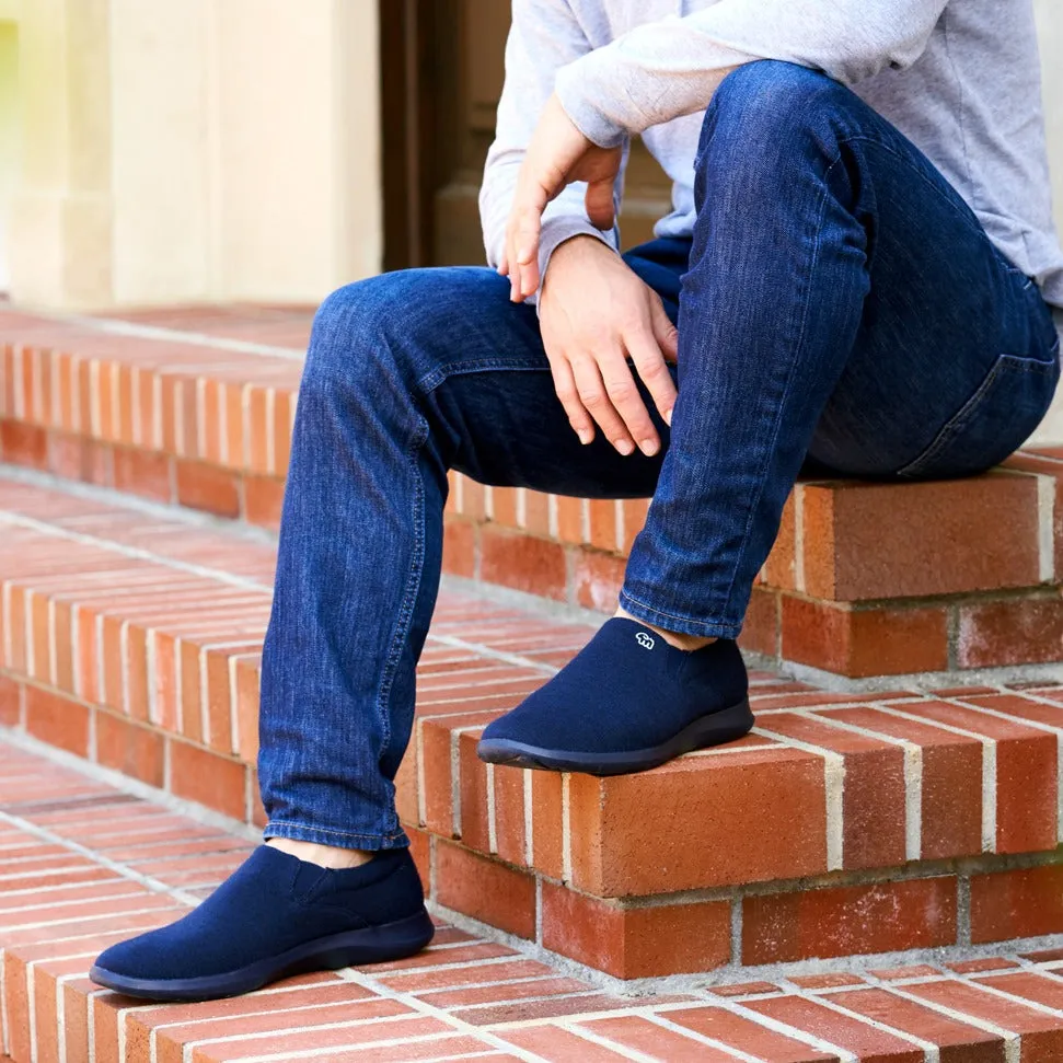 Men's Slip-Ons Navy/Navy Slip On Sandals Slip Ons Classic Checkerboard Slip On Classic Slip On Classic Slip-on Checkerboard Stackform Shoe Classic Ultra Mini Braid Slip-on Booties Slip Ons Slip On