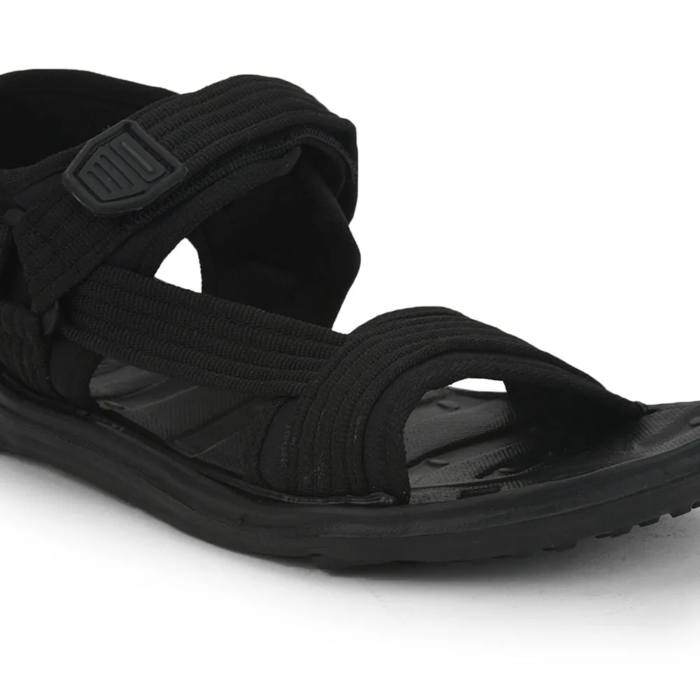 Pug With Slippers Gliders (Black) Casual Sandals For Men FIGHTER-N By Liberty