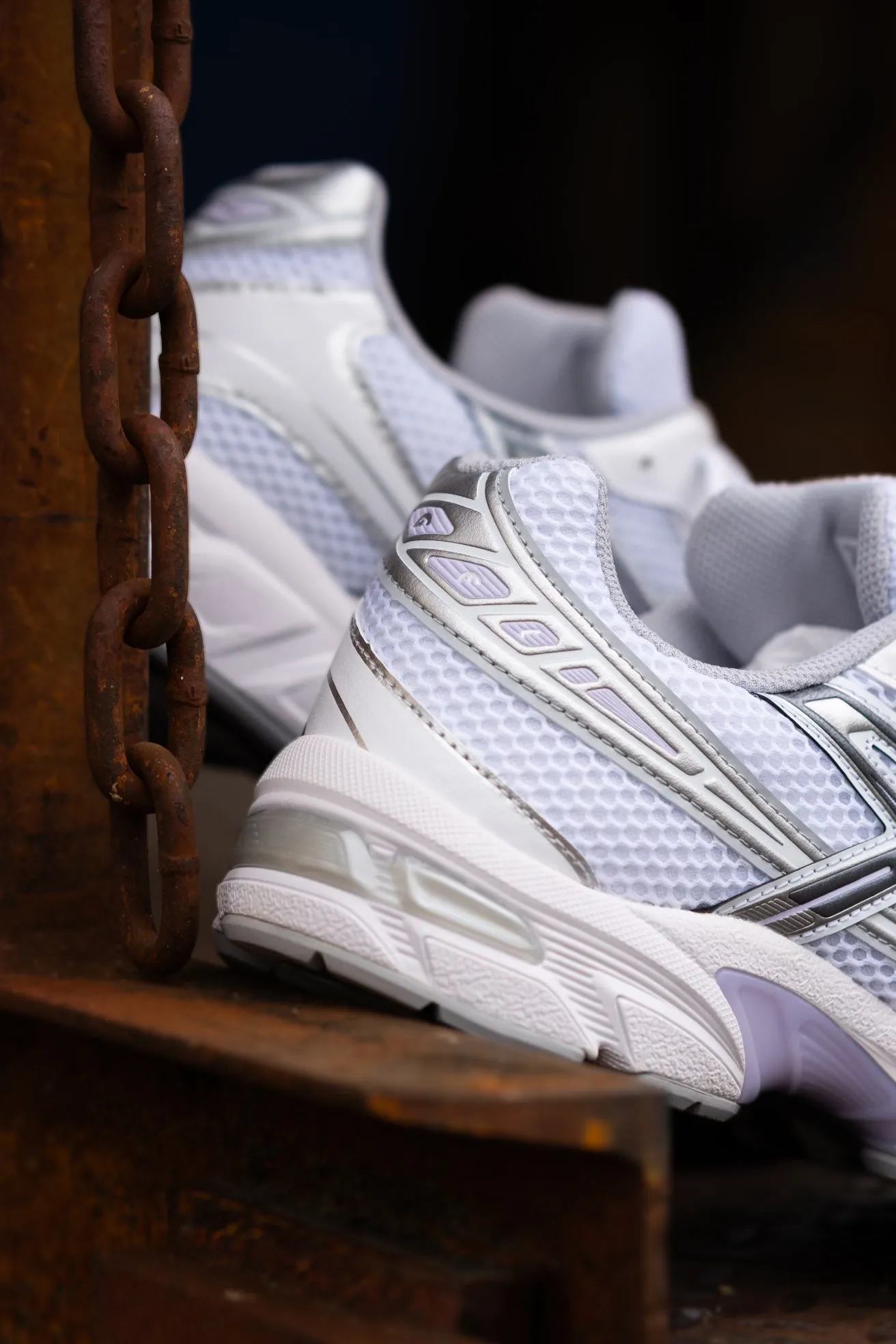 Top Asics Tennis Shoes Mens Asics Gel-1130 (White/Carrier Grey)