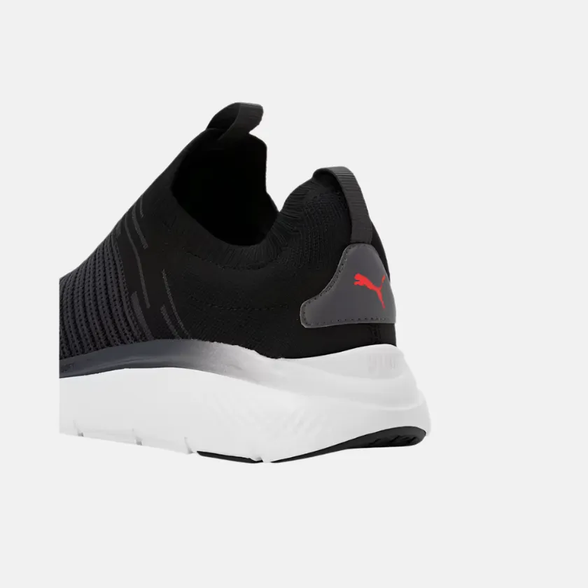 Lamelo Ball Shoes Puma Mb.03 Puma Softride Pro Echo Men's Slip-On Walking Shoes -Galactic Gray/For All Time Red/Black