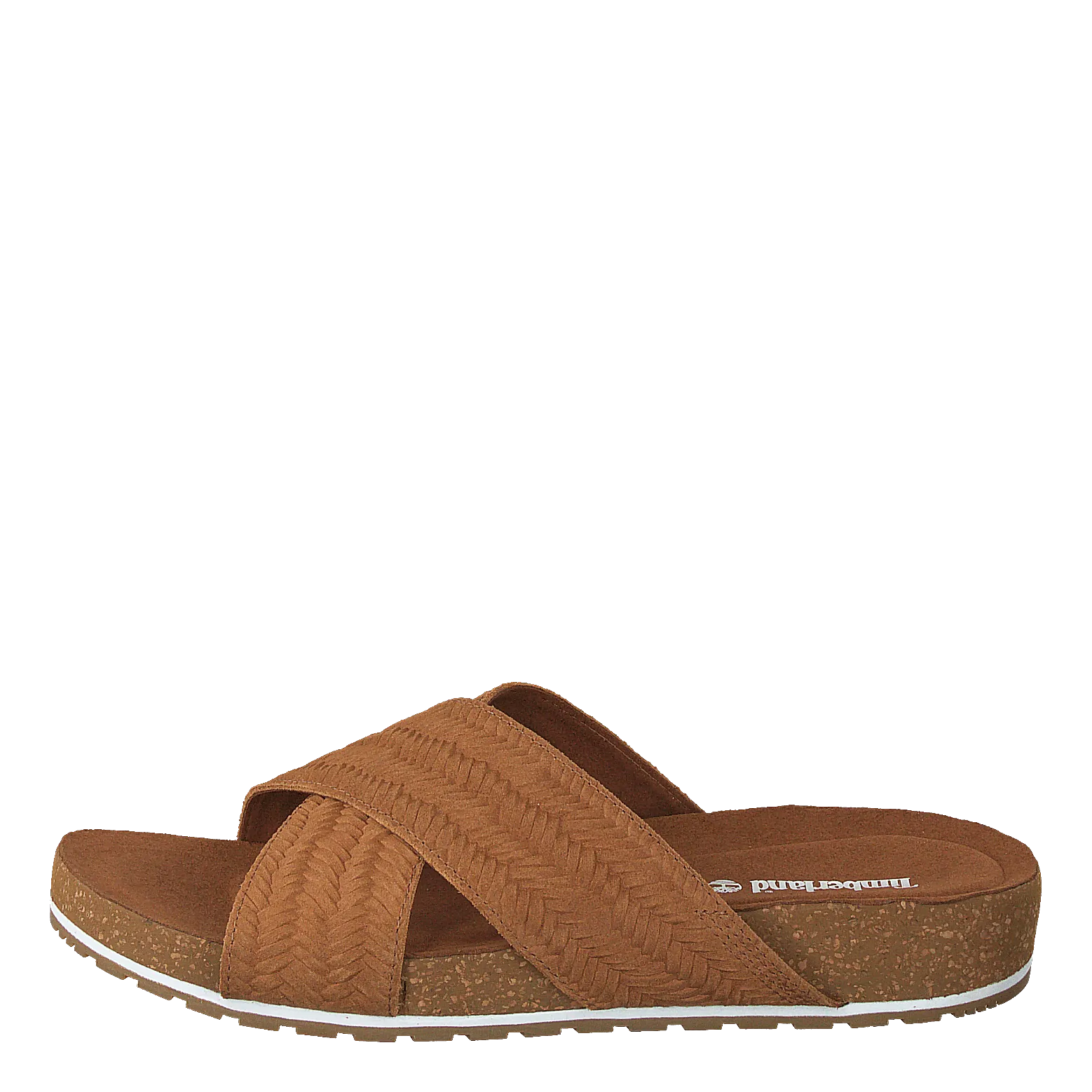 Malibu Waves Cross Slide Rust Embossed Suede Sunshine And Flip Flops