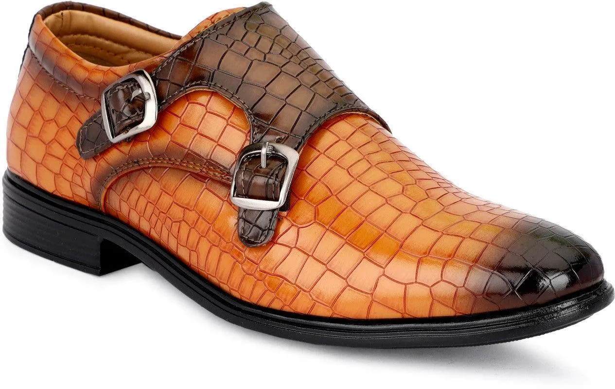 Stuart Weitzman Loafers Sale Buxton Monk Strap Formal Shoes for Men.