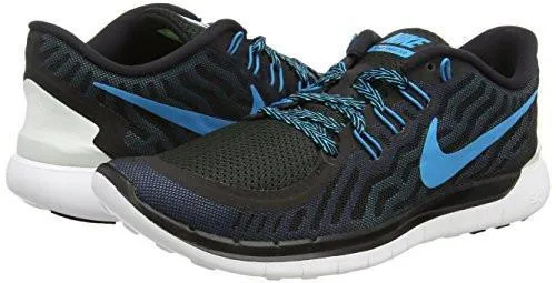 Free 5.0 Black/Blue Lagoon/Dk Elctrc Bl Running Shoe 11.5 US Asics Versablast 4 Running Shoe