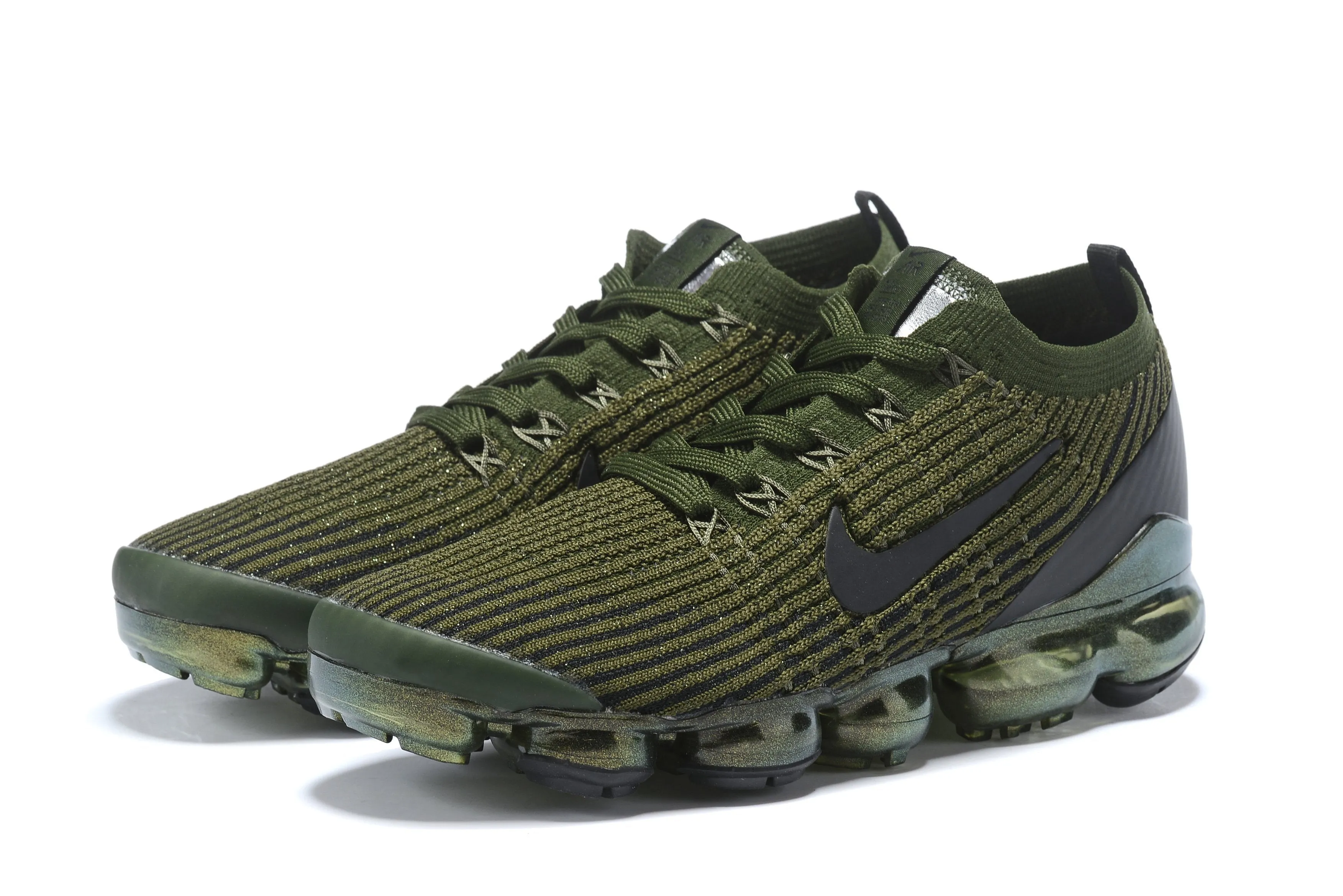 Christian Dior Sneakers Nike Air Vapormax Flyknit 3 Olive Black Shoes Sneakers Men Sale Size US 7-11