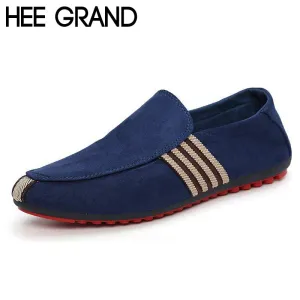 Bike Shoes For Pedals HEE GRAND Brand 2017 Fashion Slip-On Flat Breathable Casual Male Shoes, Striped Solid Men Summer Fashion Shoes XMR212