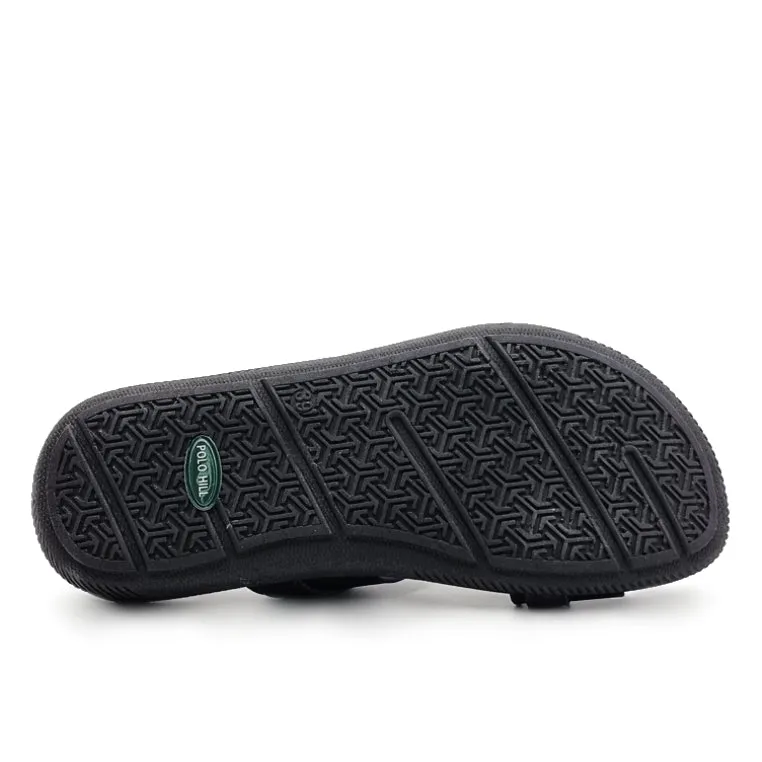 Cool Hiking Sandals Contrasted Two Band Slide Sandals