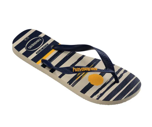 HAVAIANAS TOP NAUTICAL - BEIGE.NAVY BLUE Slippers Reddit