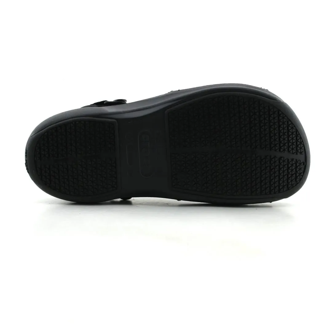 Lace Up Wedge Heel Sandals CROCS BISTRO PRO LITERIDE SLIP RESISTANT