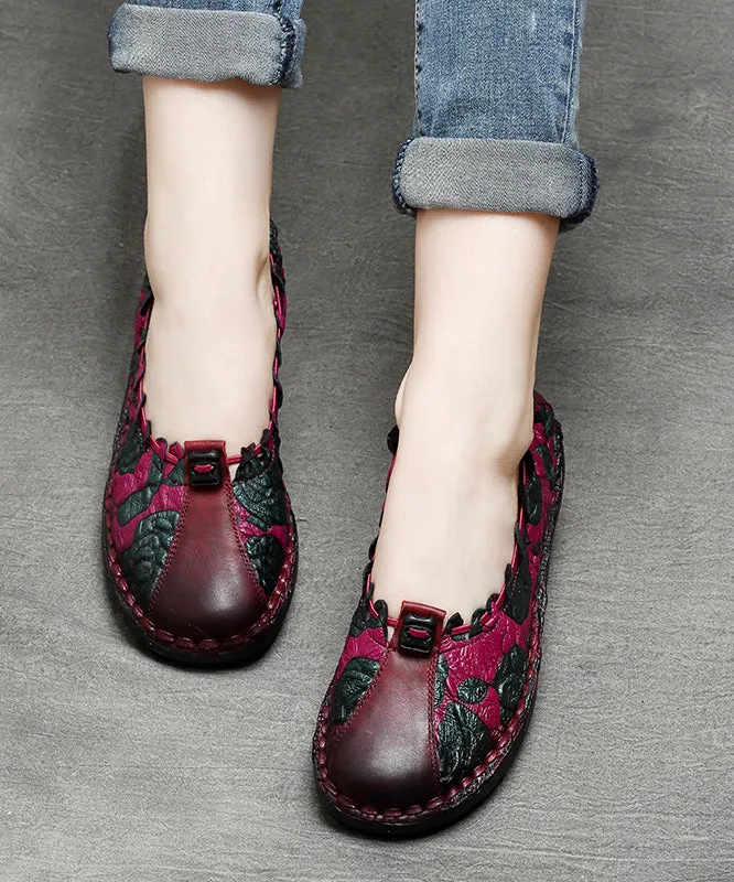 2024 Chocolate Splicing Embossed Flat Feet Shoes For Women Flat Pedal Road Shoes