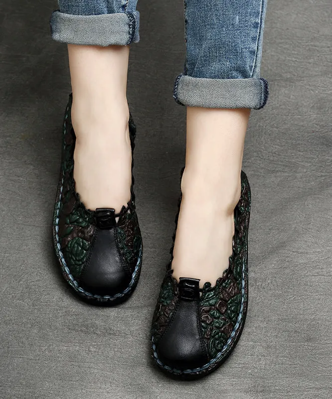 Flat Tire Running Shoes 2024 Chocolate Splicing Embossed Flat Feet Shoes For Women