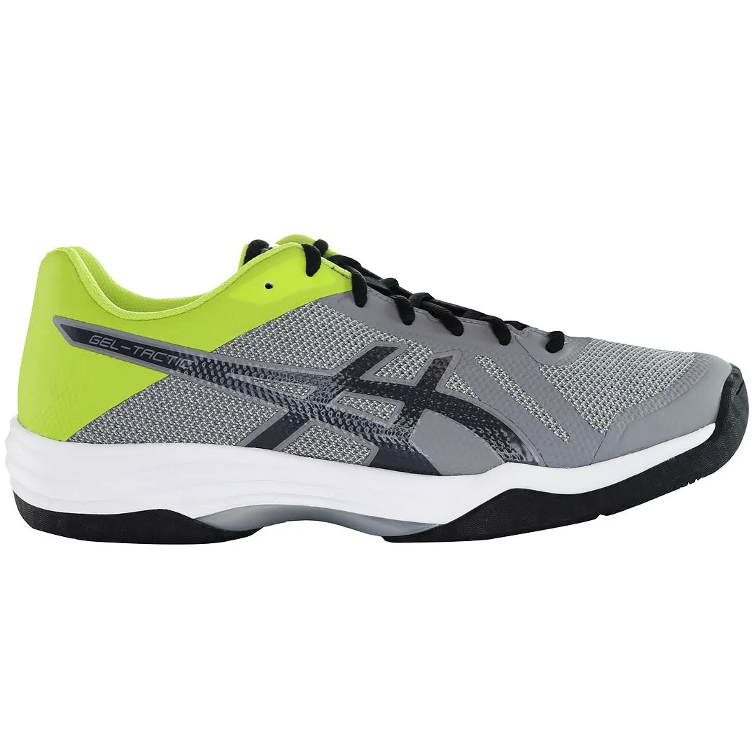 Asics Gel-Tactic Mens Grey/Green Trainers Asics Volleyball Shoes Size 5