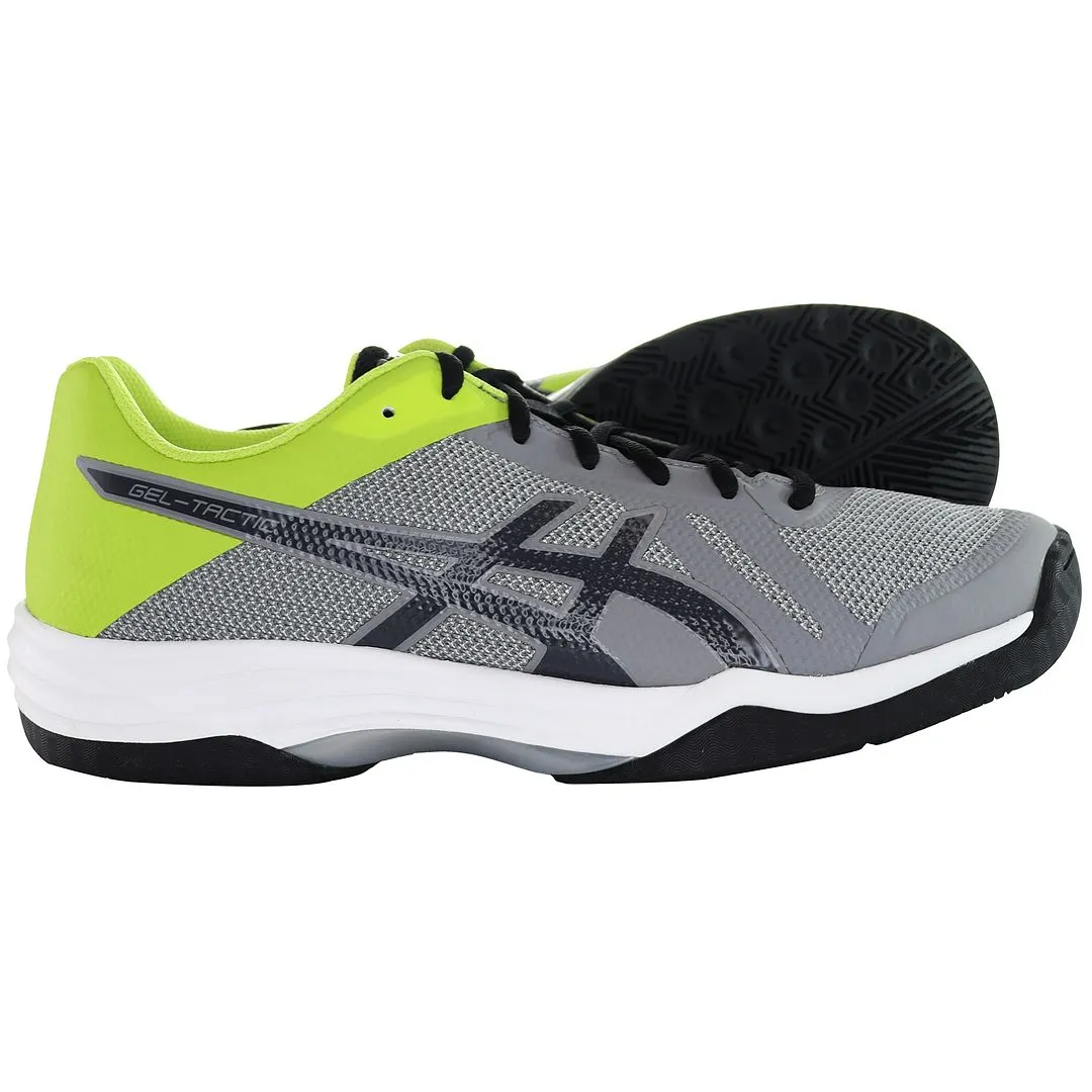 Asics Gel-Tactic Mens Grey/Green Trainers Asics Gel Lyte Iii Retro Running Shoe