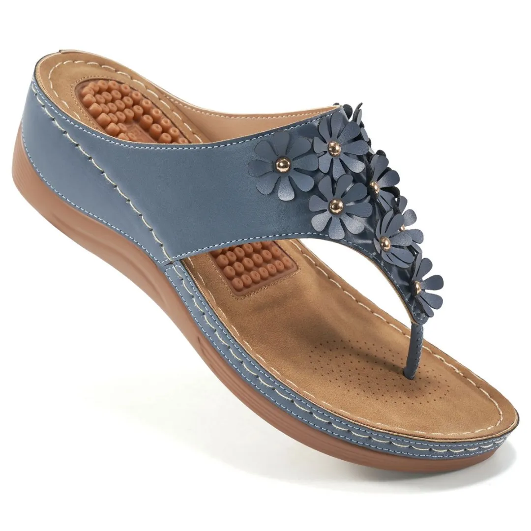 Ablanczoom Sandals Women Dressy Slippers Comfortable Wedge Platform Flip Flops for Shoes Nortiv 8 Flip Flops