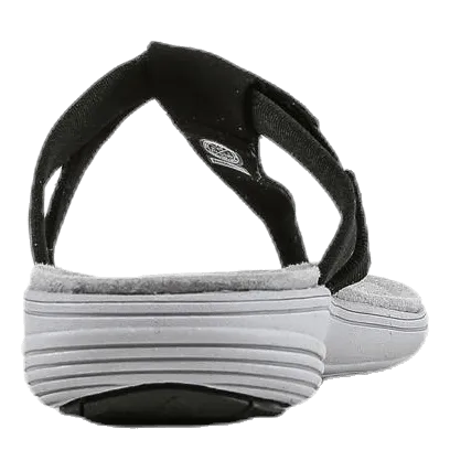 Damaya Flip Black/Grey Barcelona Flip Flops