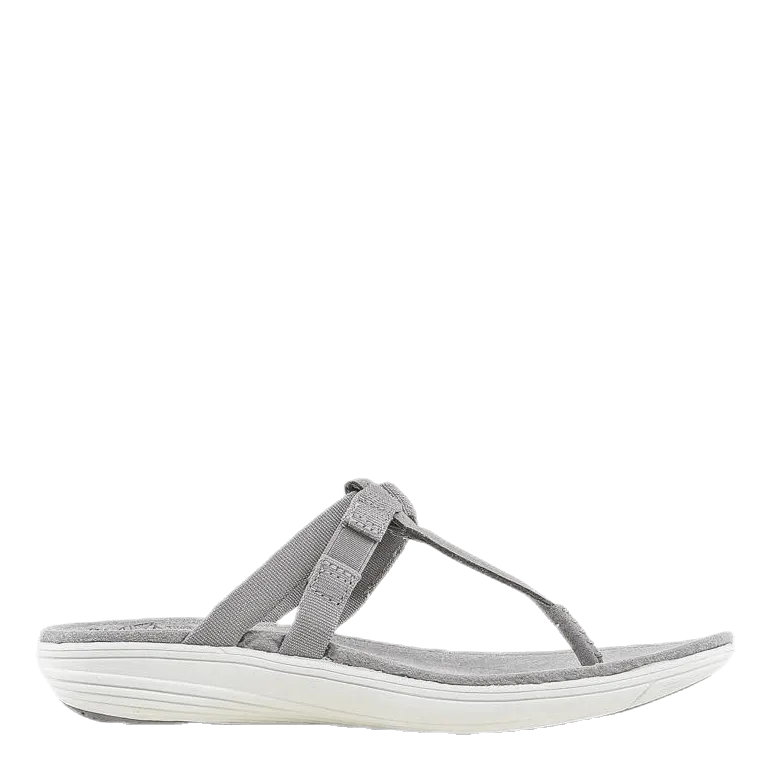 Damaya Flip White/Grey Exercise Flip Flops