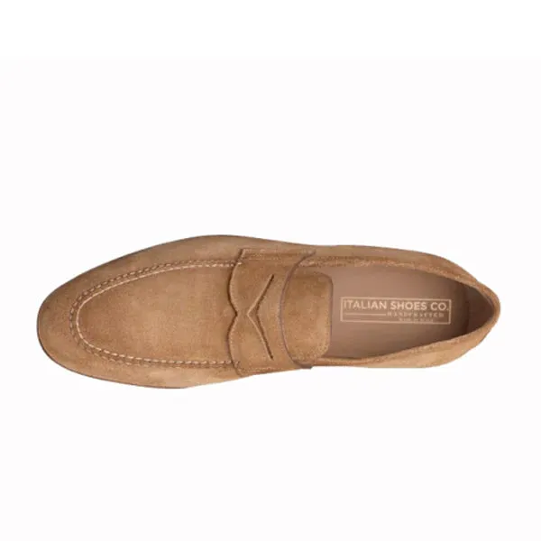 Cassandra Loafers Suede Tan Loafer Slip-on Shoes