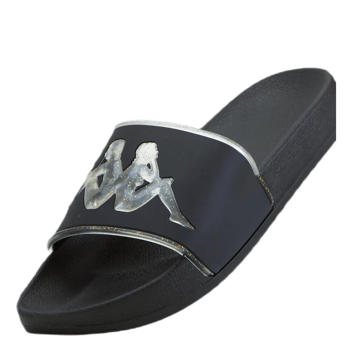 Flip Flops Flat Feet Slipper, Authentic Aqua 1 Black/Gold