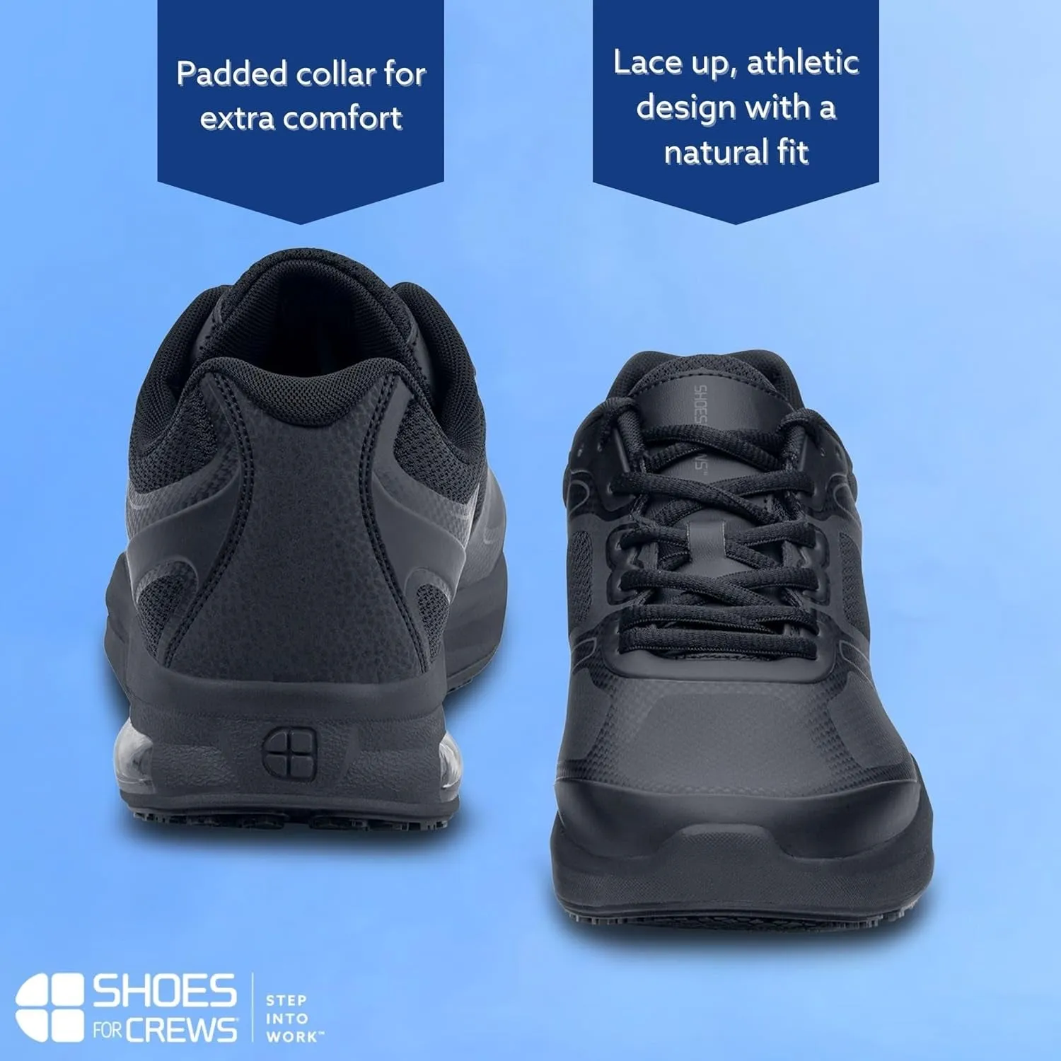 Work Boots Lace Up Evolution II, Men'S Slip Resistant Food Service Work Sneaker