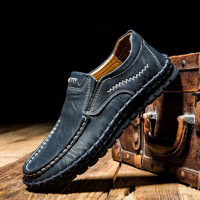 Converse Loafers Designer Casual Shoes Men Wide Genuine Leather Loafers Flat Slip On Moccasins Male Sneakers Oxford Shoes Luxury High Quality