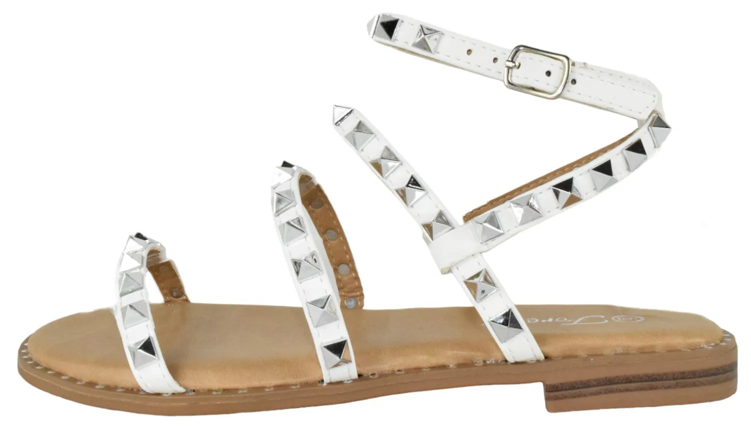 DING-28 White Forever Best Recovery Sandals