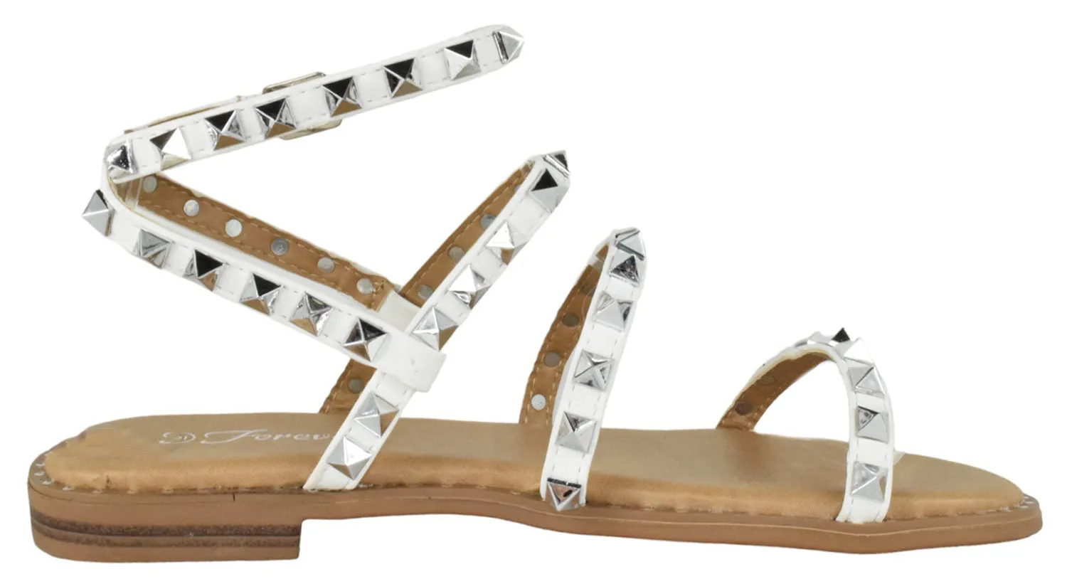 DING-28 White Forever Sandals Whitehouse Westmoreland