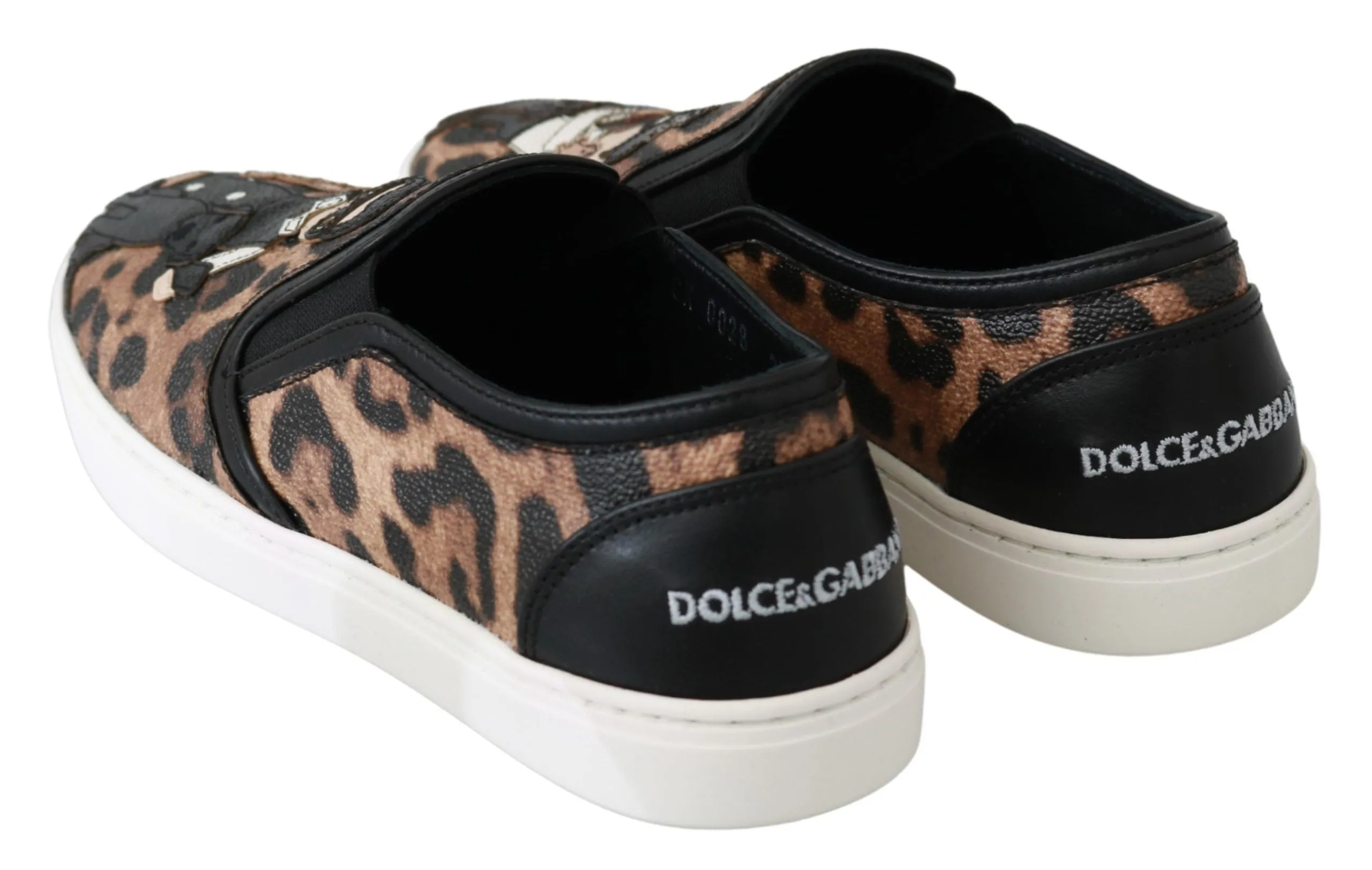 Dolce & Gabbana Leather Leopard #dgfamily Loafers Shoes Slipper Loafers