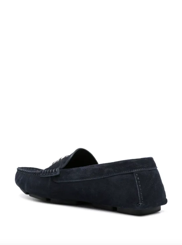 Dolce & Gabbana logo-lettering loafers Loafers And Suit