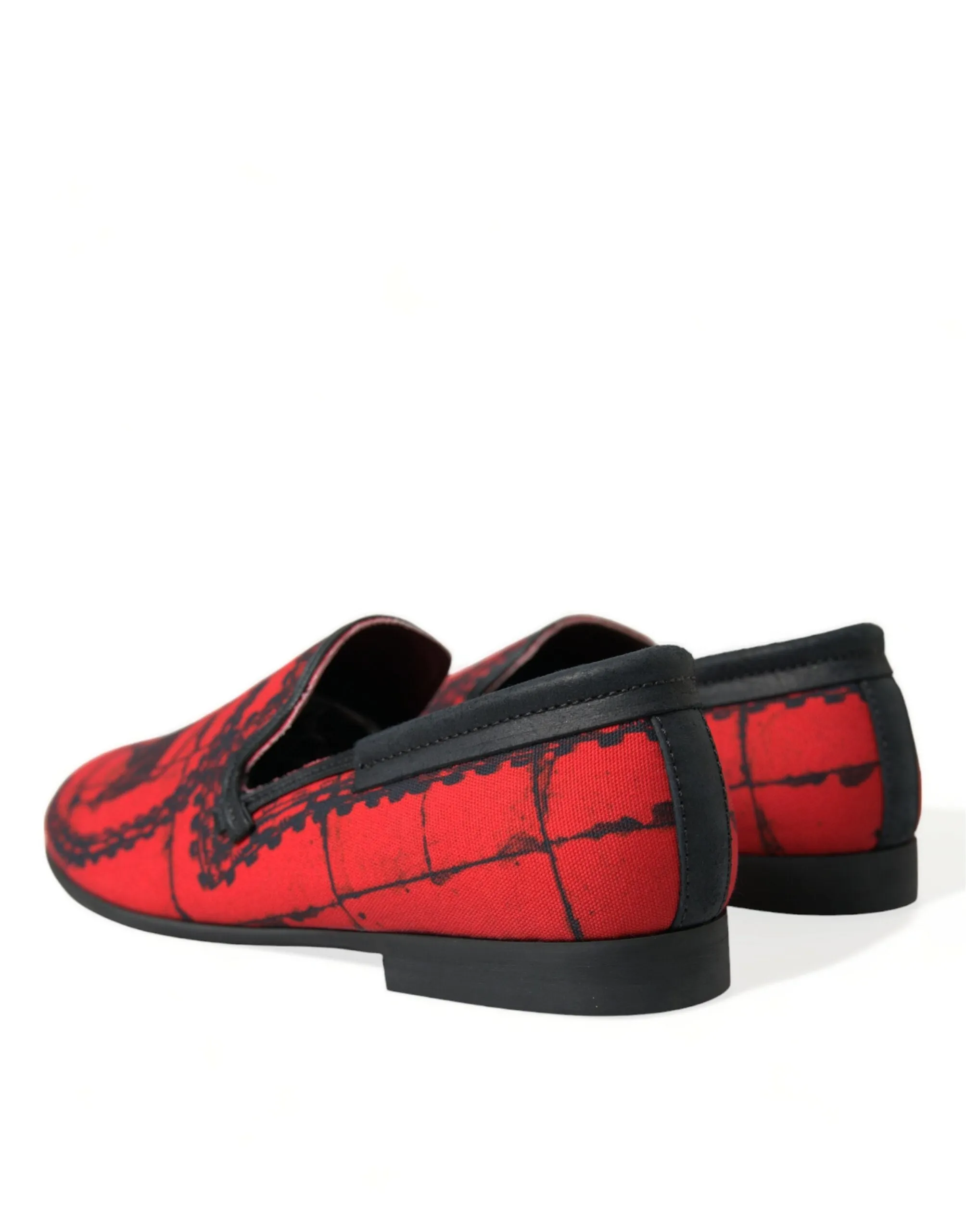 Slides Adilette Dolce & Gabbana Red Black Torero Loafers Slippers Men Shoes
