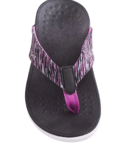 Flag Flip Flops Vionic with Orthaheel Technology Kapel Sandals Size 8