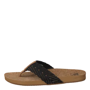 Best Supportive Flip Flops For Walking Reef Cushion Strand Black/natural