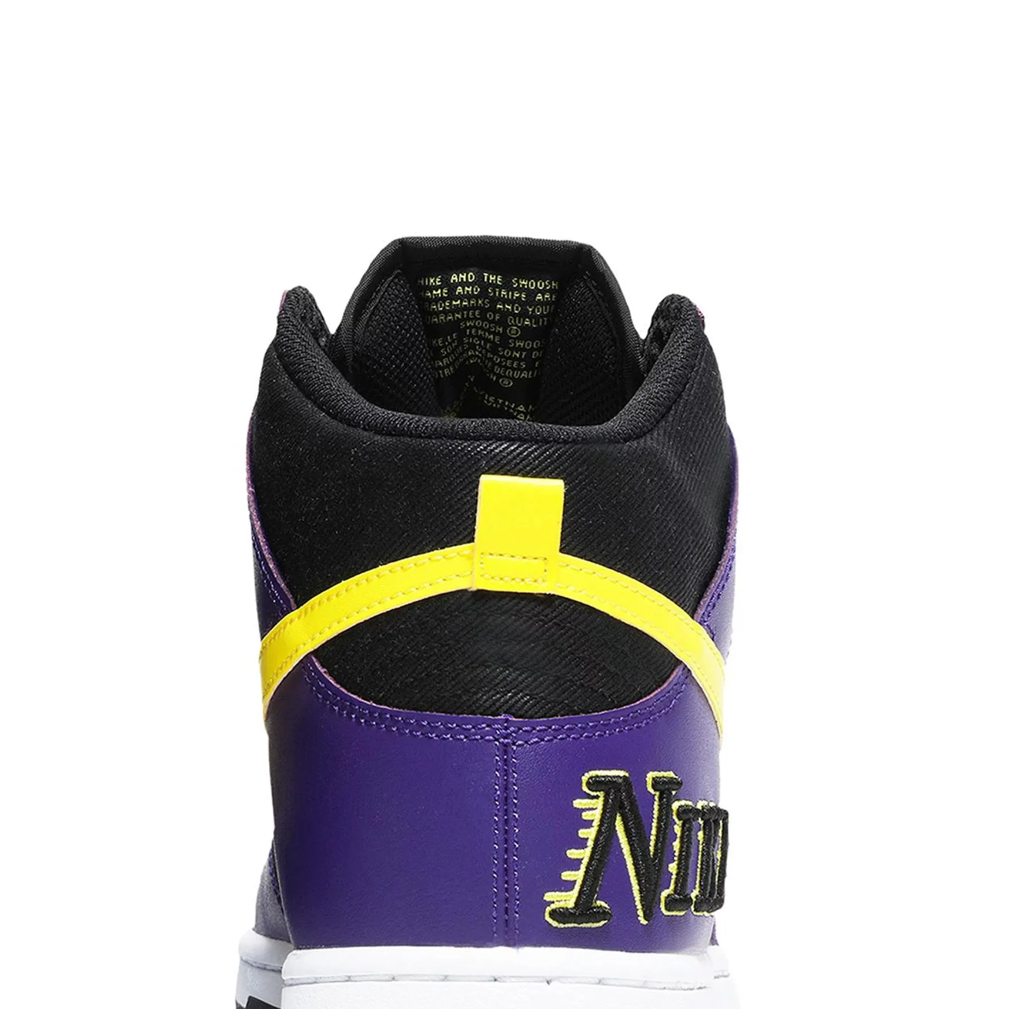 Asics Shoes Rubber Spikes Dunk High 'EMB Lakers'