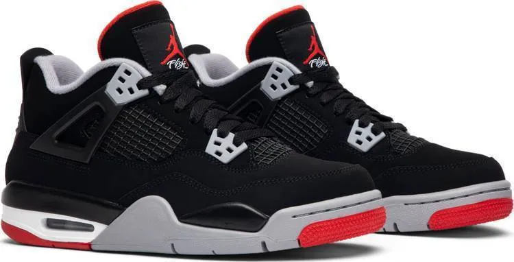 Nike Air Jordan 4 Retro 'Bred' 2019 Basketball Men Sale Shoes Size US 7 - 13 Best Asics Shoe
