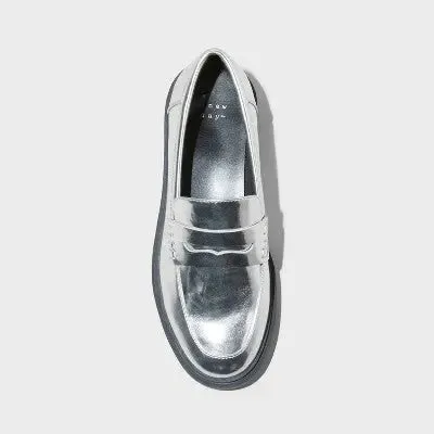 New - Women's Jordan Loafer Flats with Memory Foam Insole - A New Day Crocs On-the-clock Work Slip-on