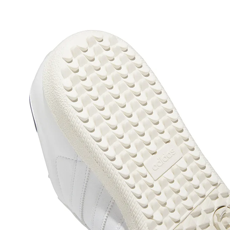 adidas Samba Spikeless Golf Shoes - White/Navy Softest Adidas Shoes
