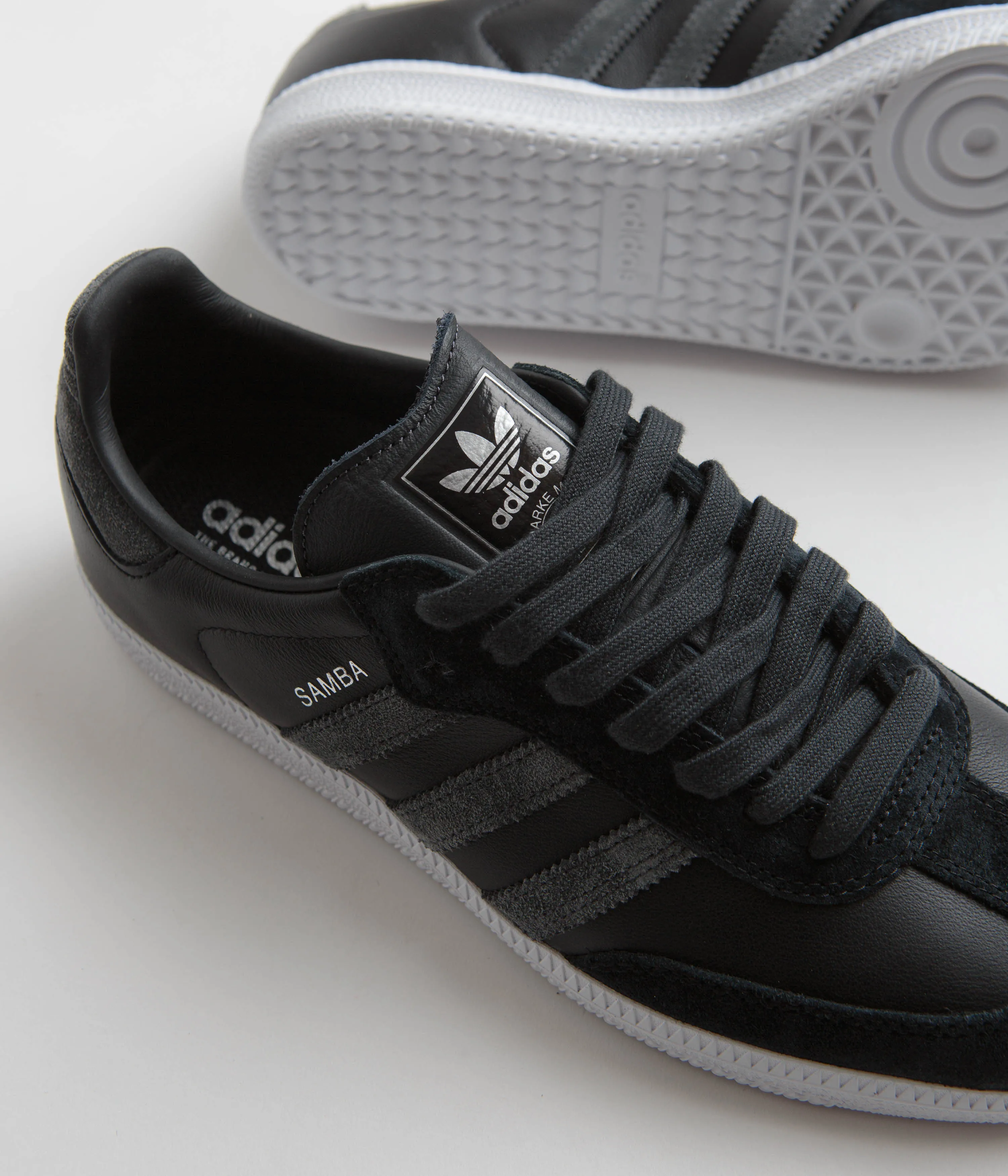 Adidas Samba ADV Shoes - Core Black / Carbon / Silver Metallic Adidas Terrex Water Shoes