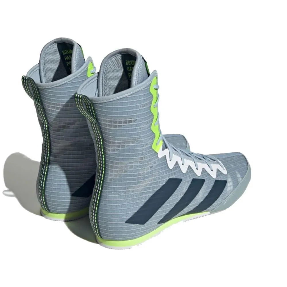 Adidas Box Hog 4 Boxing Boots - Blue Wonder Adidas Youth Basketball Shoes