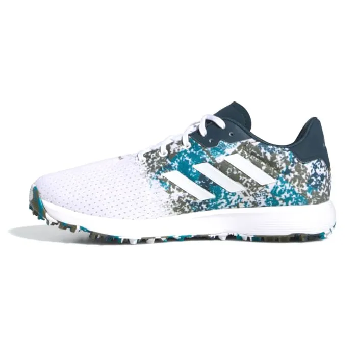Adidas Men's S2G SL MD Spikeless Golf Shoes - Cloud White/Matte Silver/Arctic Night Adidas Adizero Evo Sl Running Shoes