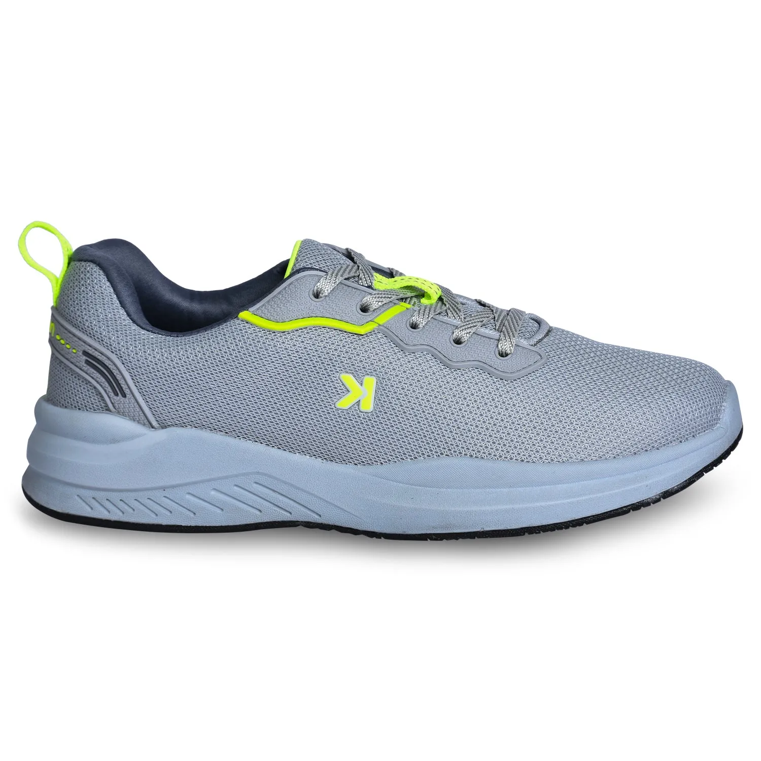 Eeken KESHGIA114 Grey Lightweight Soft Cushioned Walking Shoes For Men Running And Track Shoes