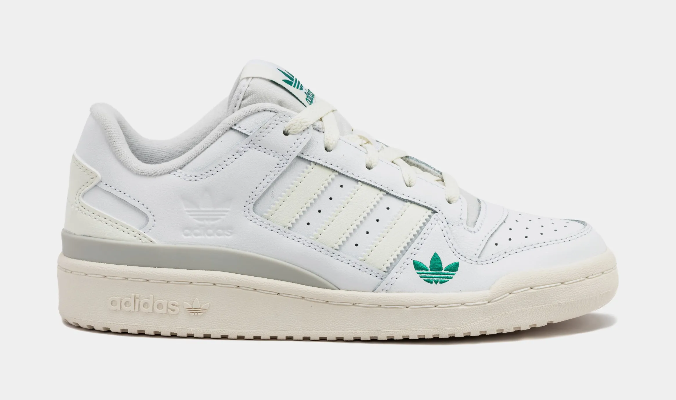 Shoe Palace Exclusive Forum Low Mens Basketball Shoes (White/Green) Bathing Ape Adidas Shoes